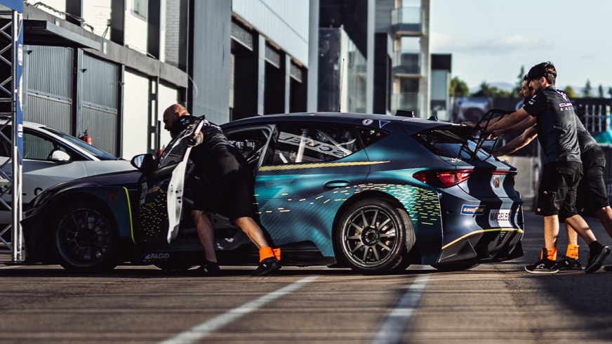 New CUPRA Leon E-Racer – Electric Racing Car
