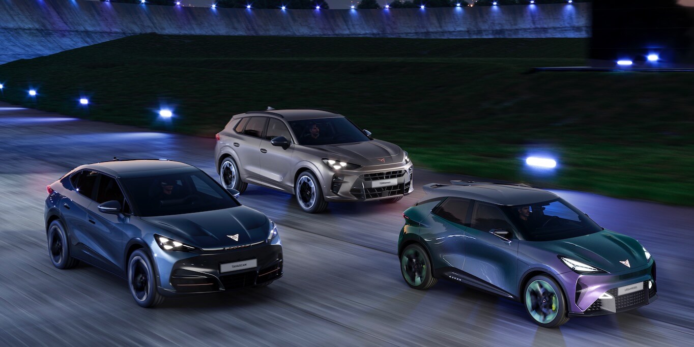 The electrified models of CUPRA: CUPRA Raval, CUPRA Tavascan and CUPRA Terramar 