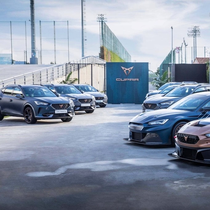 The new CUPRA cars of Football Club Barcelona