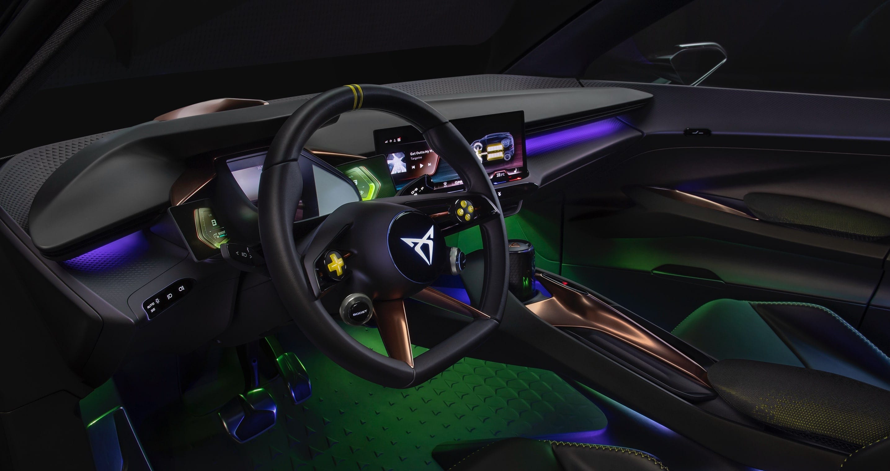 cupra raval steering wheel