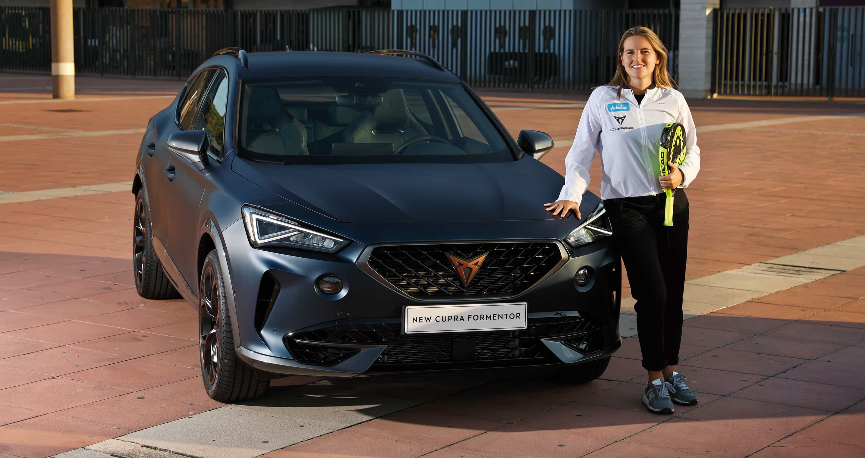 CUPRA ambassador ariana sanchez and the CUPRA formentor