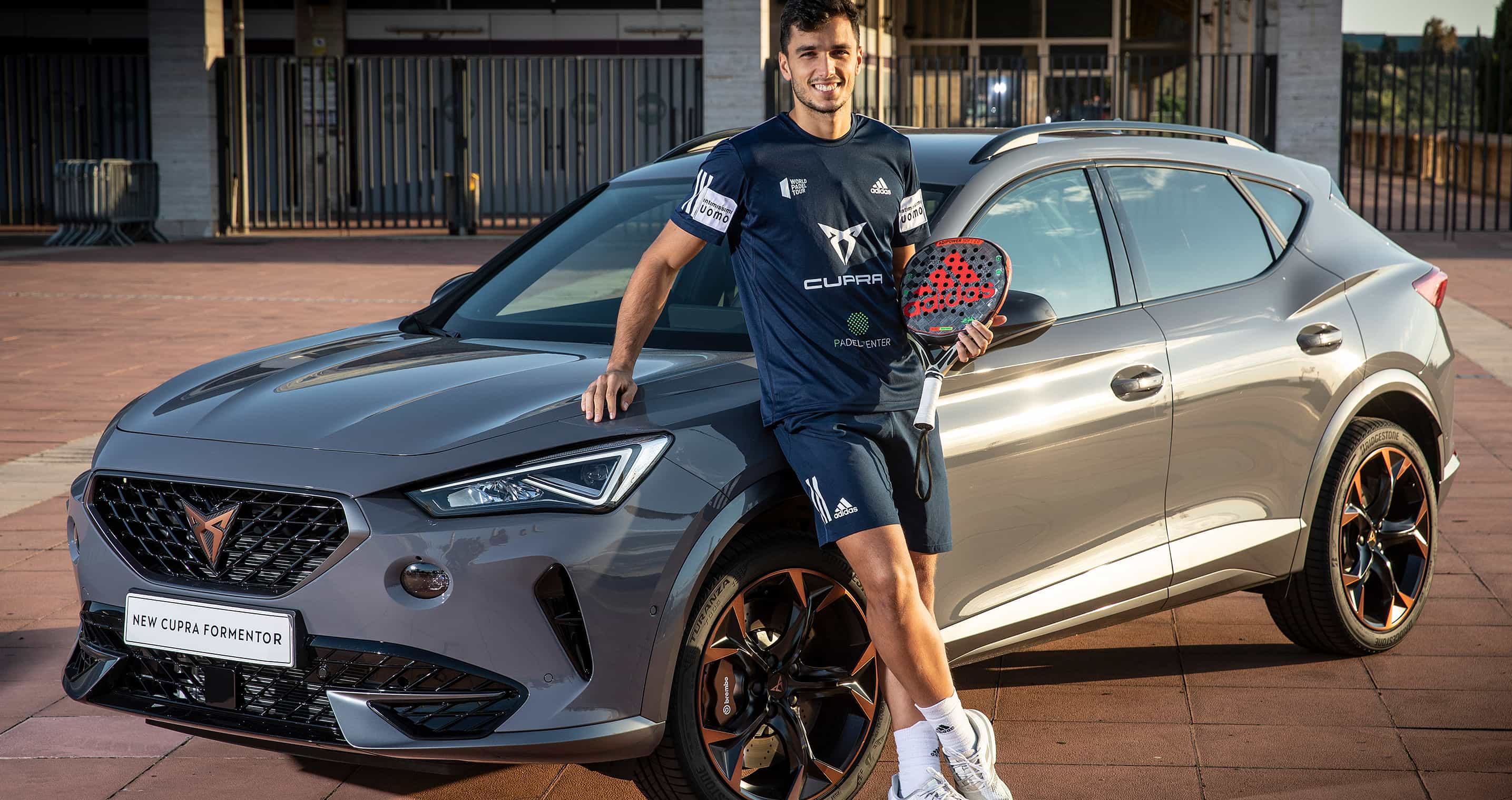 CUPRA ambassador ale galan and the CUPRA formentor