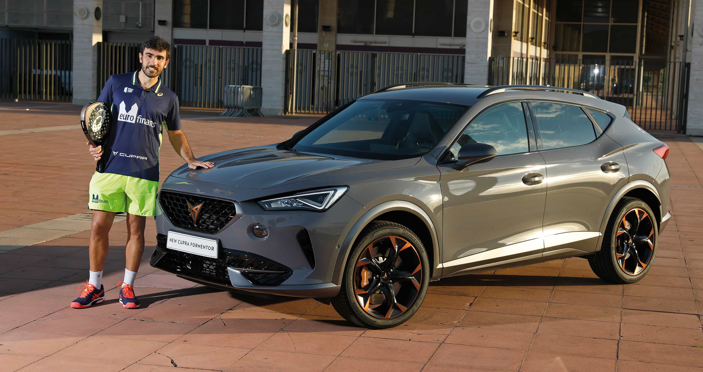 CUPRA ambassador Pablo lima and the CUPRA Formentor