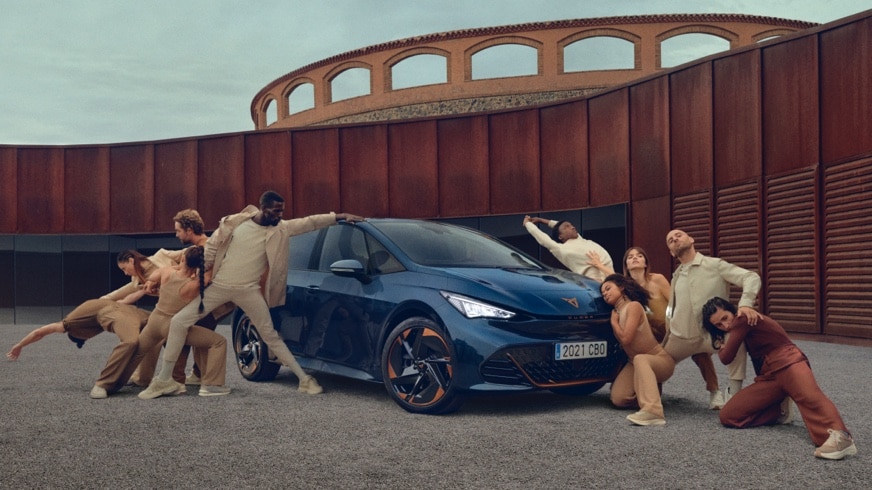 The CUPRA Born 100% electric car