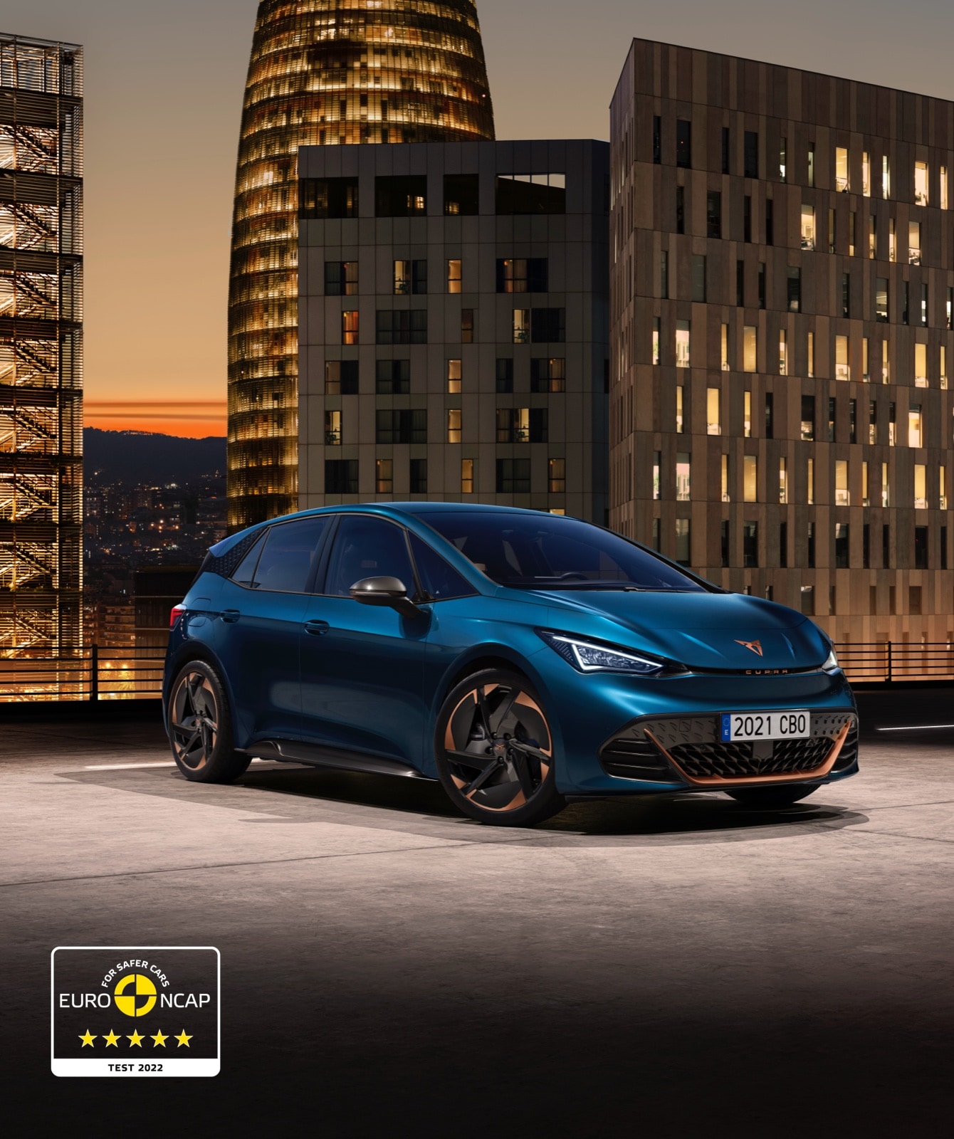 The CUPRA Born 100% electric car