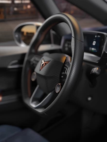 The CUPRA Born 100 electric car CUPRA