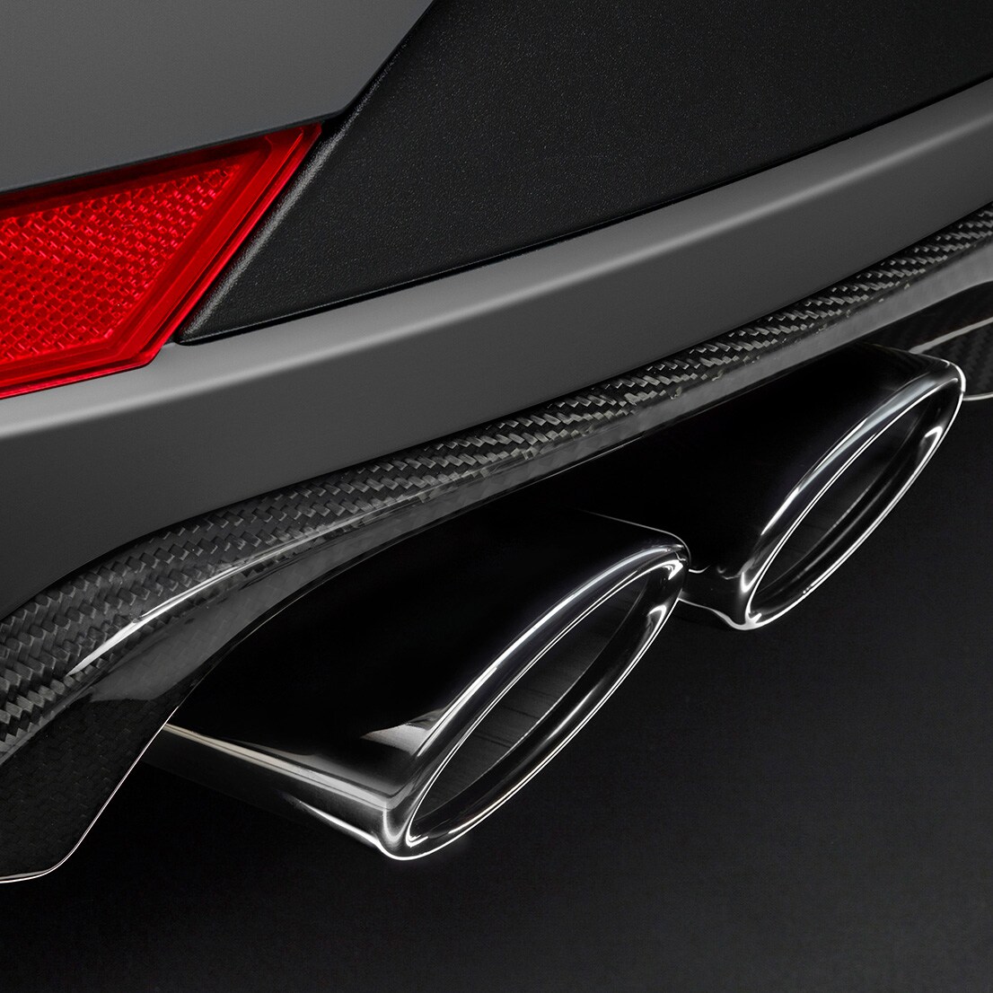 Leon CUPRA R rear diffuser with 4 exhaust