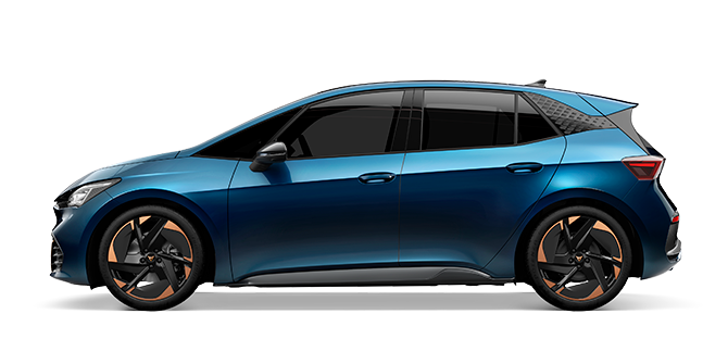 The CUPRA Born 100% electric car