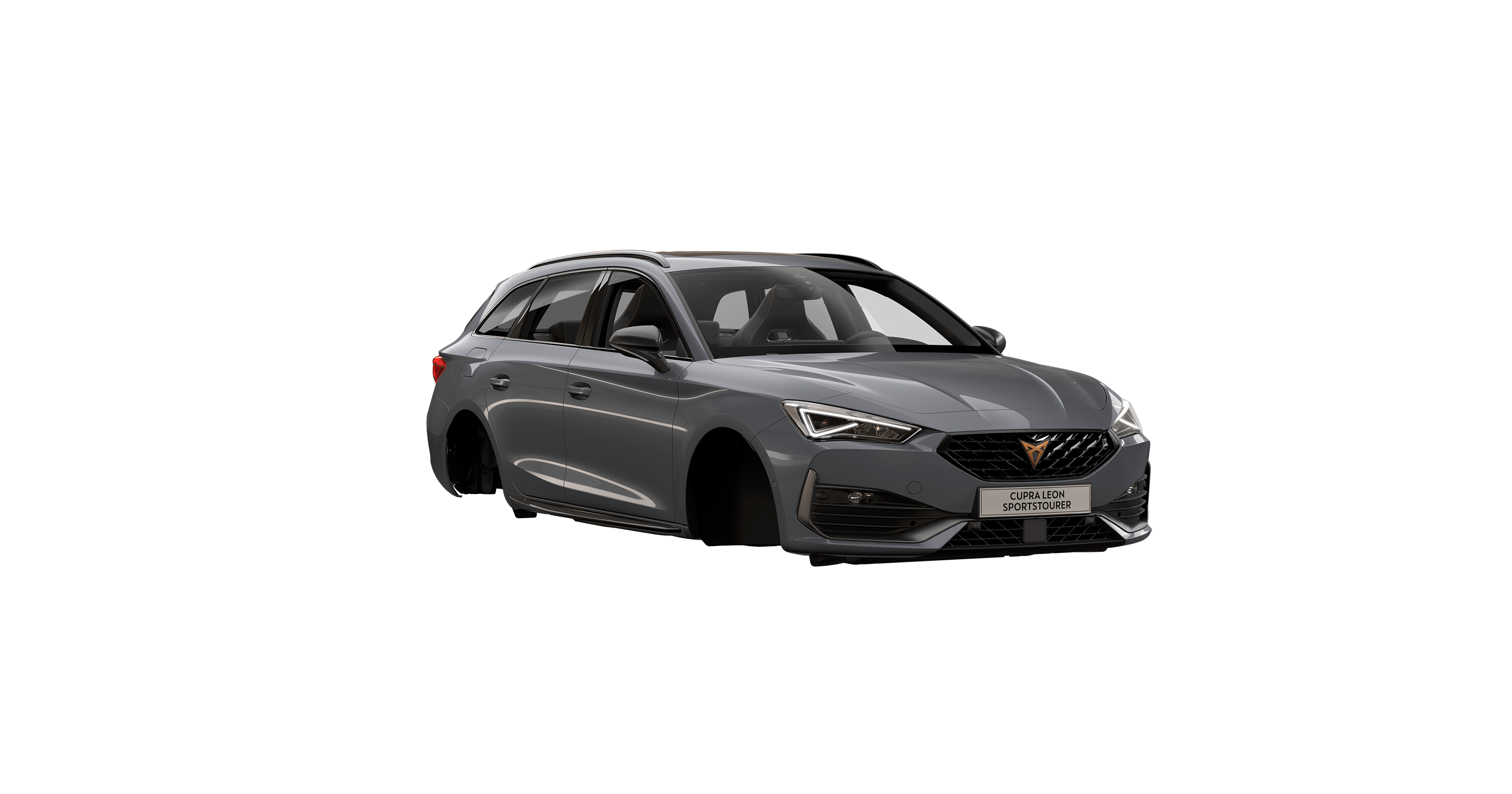 new CUPRA Leon Sportstourer ehybrid Family Sports Car available in graphene grey colour