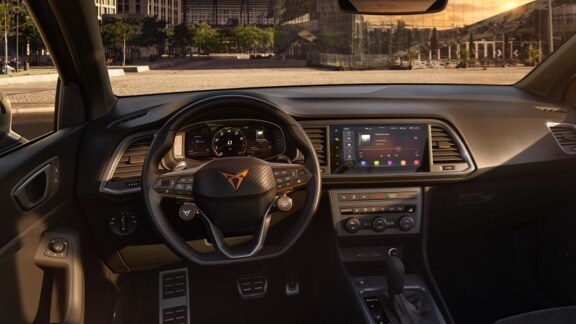 Cupra Ateca MID dashboard view