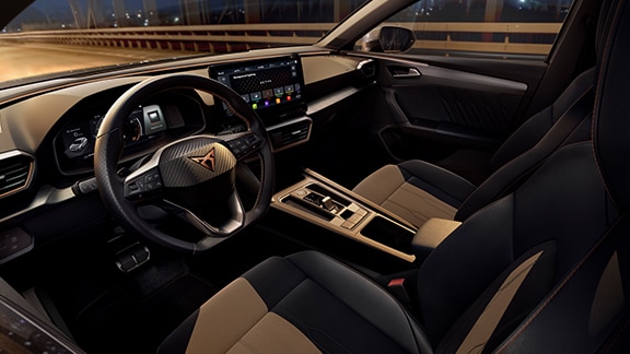 cupra-leon-interior-view-sport-textile-seats-and-touch-screen