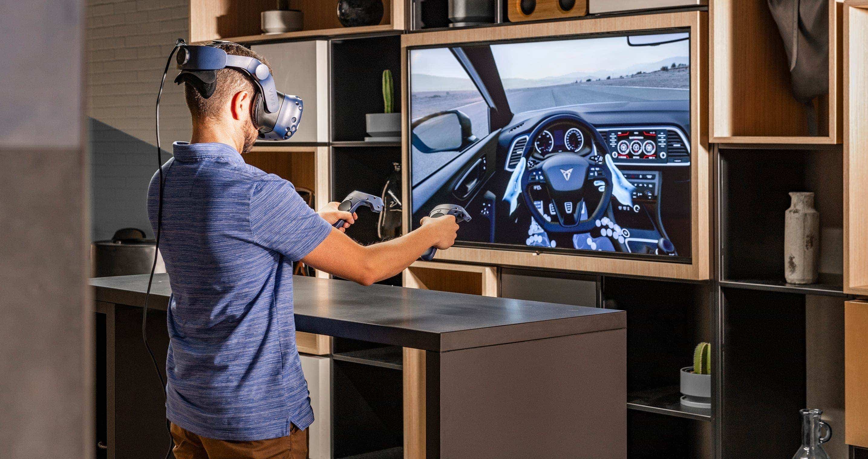 CUPRA garage Mexico interior CUPRA Ateca interactive CUPRA VR experience