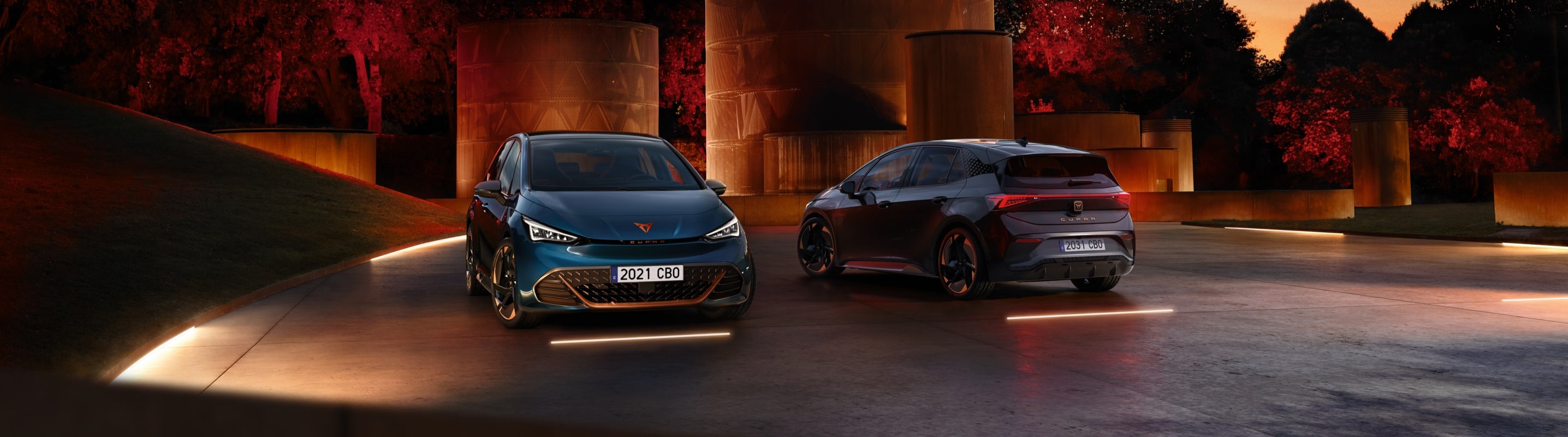 the-new-cupra-forn-aurora-blue-colour-at-a-charging-point 